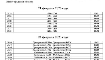 Календарь игр